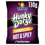 Tayto Hunky Dorys Hot & Spicy Crinkle Cut Crisps (130 g)